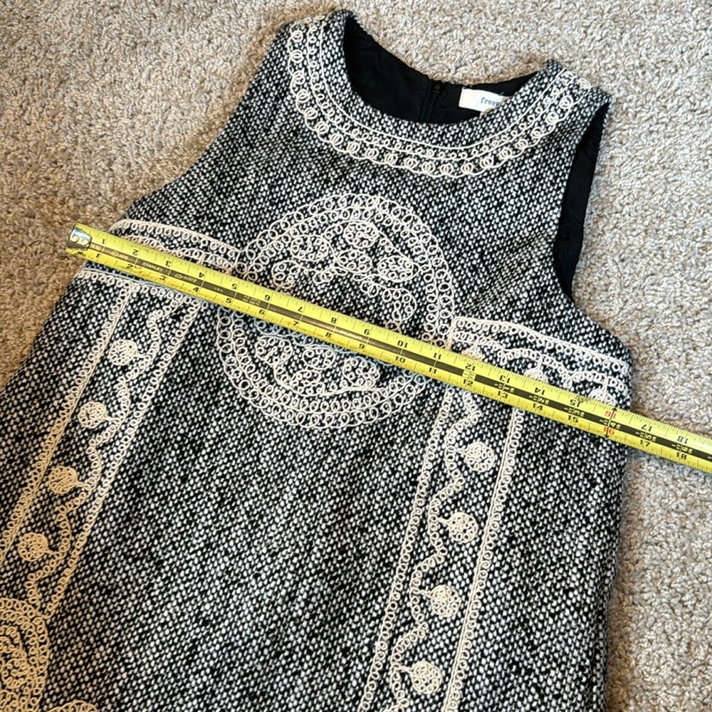 Vintage Freeway wool embroidery dress - Picture 5 of 12